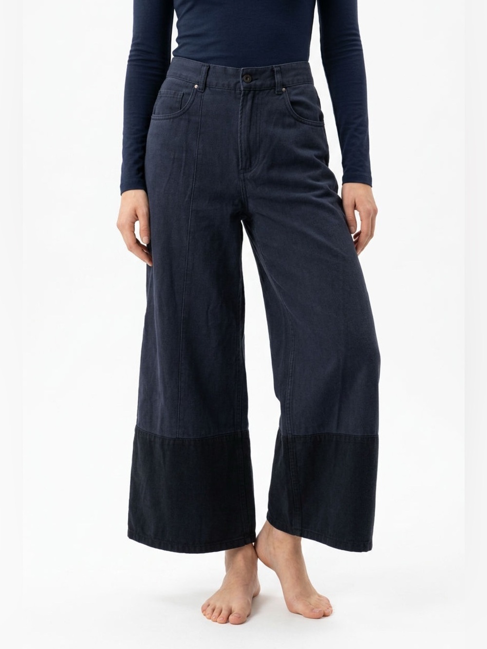 Desigual lyocell cropped pants